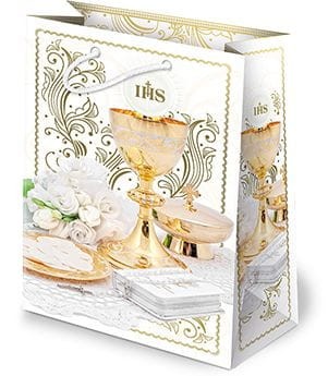 Torebka prezentowa A5 (16 x 24 cm) - I Komunia Święta