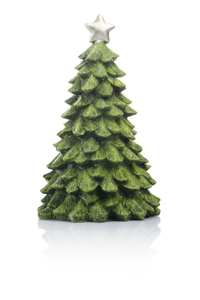 Figurka - choinka - Święta Rodzina - świecąca - 25 cm