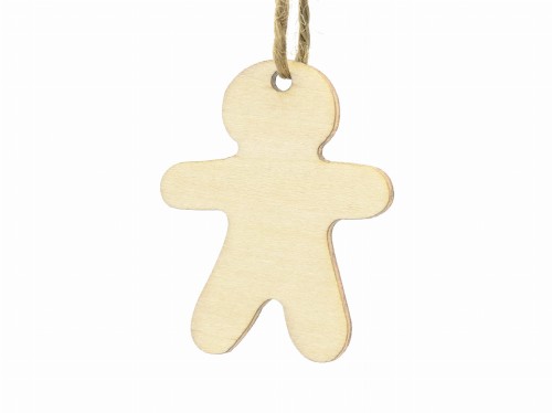 Drewniane zawieszki do prezentów, mix (1 op. / 12 szt.)