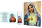 Zestaw OBRAZ na płótnie i świeca SERCE MARYJI