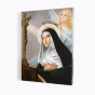 Zestaw OBRAZ na płótnie i świeca ŚW. RITA do spraw beznadziejnych