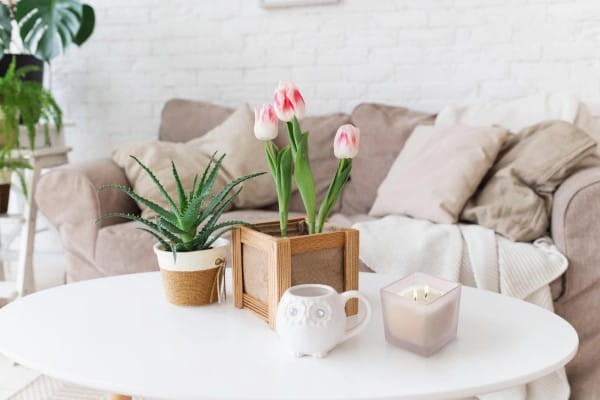 Świeca zapachowa w matowym szkle DEKORACJA AROMOTERAPIA