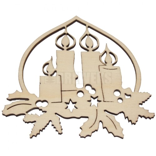 Bombka drewniana EKO♻ ozdoba choinkowa