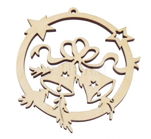 Bombka drewniana EKO♻ ozdoba choinkowa