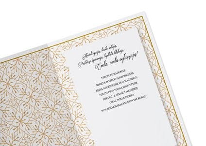 Karnet kartka z życzeniami CICHA NOC życzenia