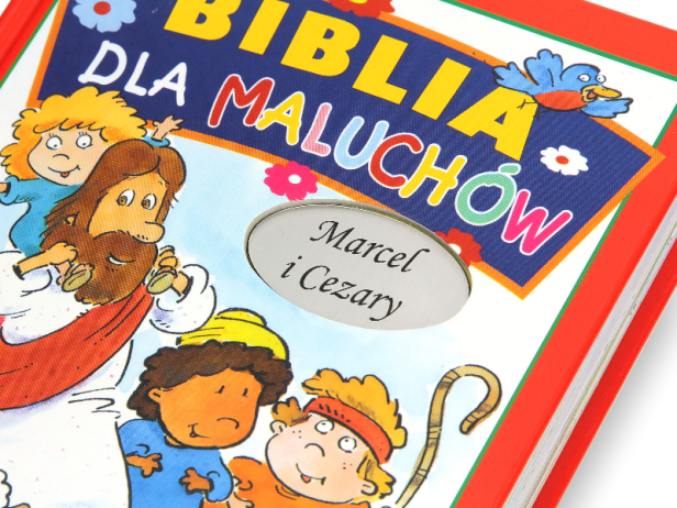Biblia dla maluchów z grawerowanym imieniem HIT