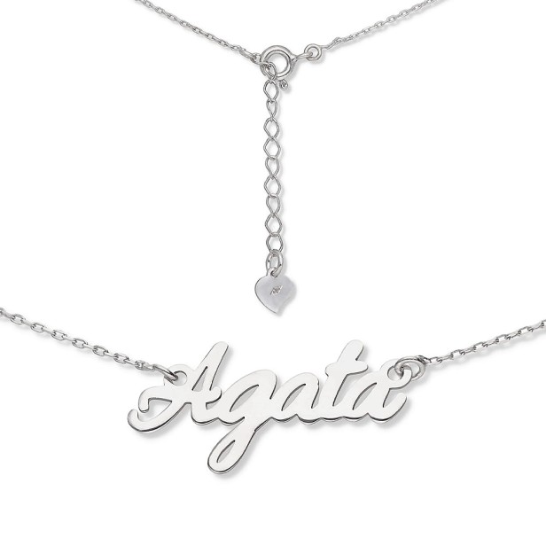 Agata Naszyjnik srebrny AG CELEBRYTKA