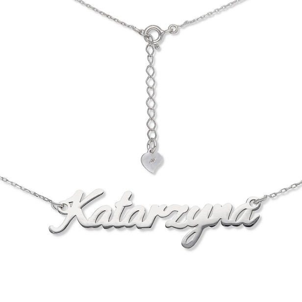 Katarzyna Naszyjnik srebrny AG CELEBRYTKA