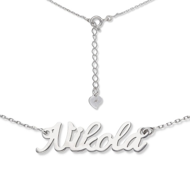 Nikola Naszyjnik srebrny AG CELEBRYTKA