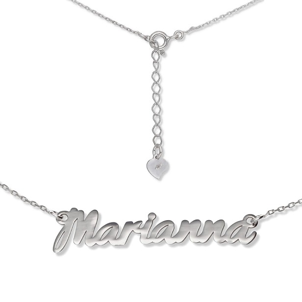 Marianna Naszyjnik srebrny AG CELEBRYTKA z imieniem