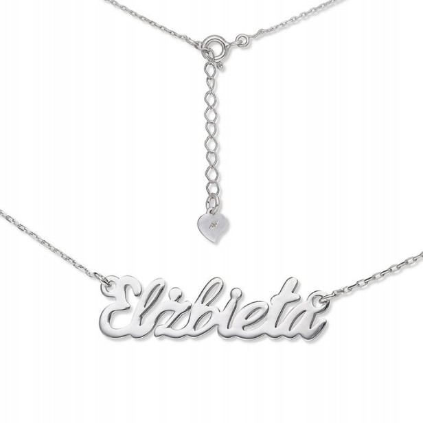 Naszyjnik-srebrny-rodowany-z-imieniem-Elzbieta