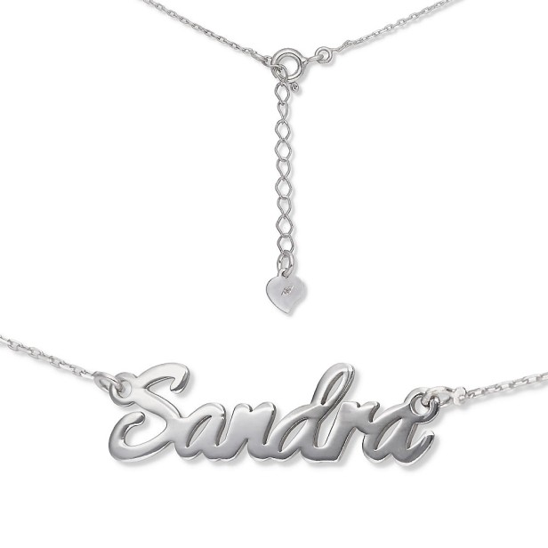 Sandra Naszyjnik srebrny AG CELEBRYTKA z imieniem