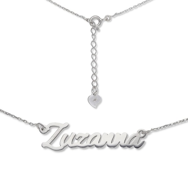 Zuzanna Naszyjnik srebrny AG CELEBRYTKA z imieniem