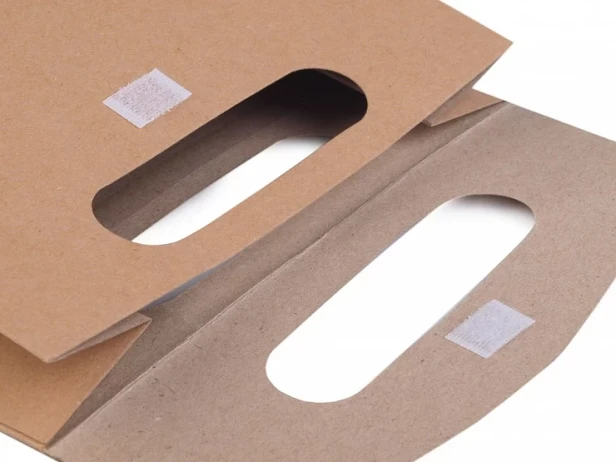 Torebka upominkowa EKO ♻ papier KRAFT z okienkiem