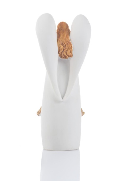 Szopka bożonarodzeniowa - Święta Rodzina - Anioł - świecąca -18cm