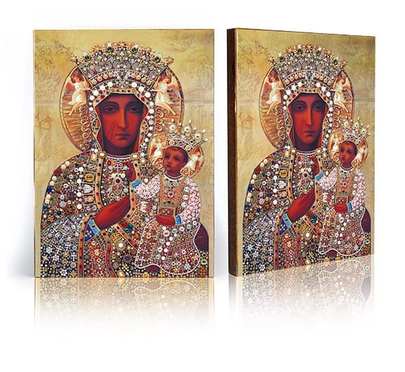 Ikona Matki Bożej Częstochowskiej - zdjęcie produktowe ICONA SACRA™ – Alnus