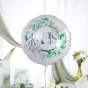 Balon foliowy „IHS Eukaliptus Srebrny” – 45 cm