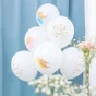 Balony na Chrzest „Anioły” – 6 szt. (biodegradowalne lateksowe 30 cm)
