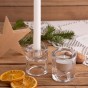 Świecznik szklany BOLSIUS 2w1 na tealight lub stołowe