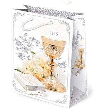 Torebka prezentowa A5 (16 x 24 cm) - I Komunia Święta