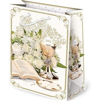 Torebka prezentowa A5 (16 x 24 cm) - I Komunia Święta