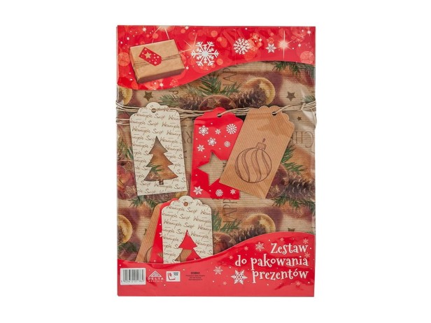 Świąteczny Zestaw do pakowania prezentów