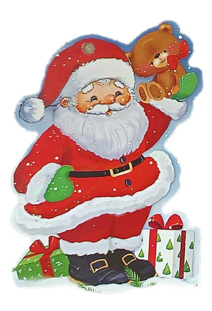 Bilecik/zawieszka do prezentów - MIKOŁAJE