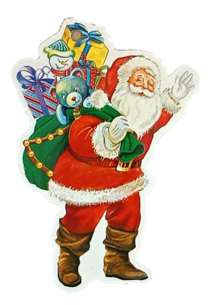 Bilecik/zawieszka do prezentów - MIKOŁAJE