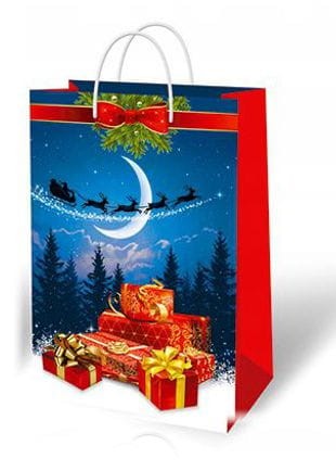 Świąteczna torba prezentowa A4