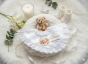 aranżacja Szatka na Chrzest – Linia PURE ze zdjęciem dziecka
