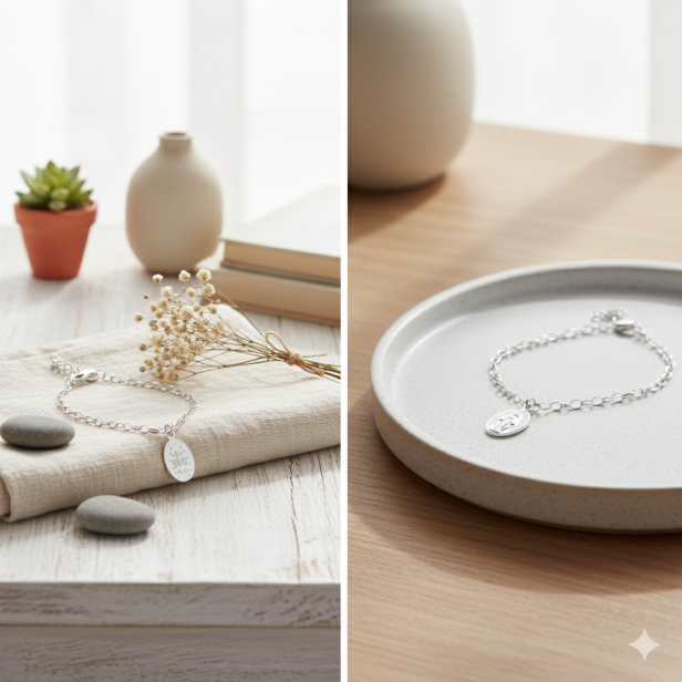 awers i rewers medalika - Bransoletka "Zawierzenia Maryi" Cudowny Medalik srebro pr. 925, 3,8 g