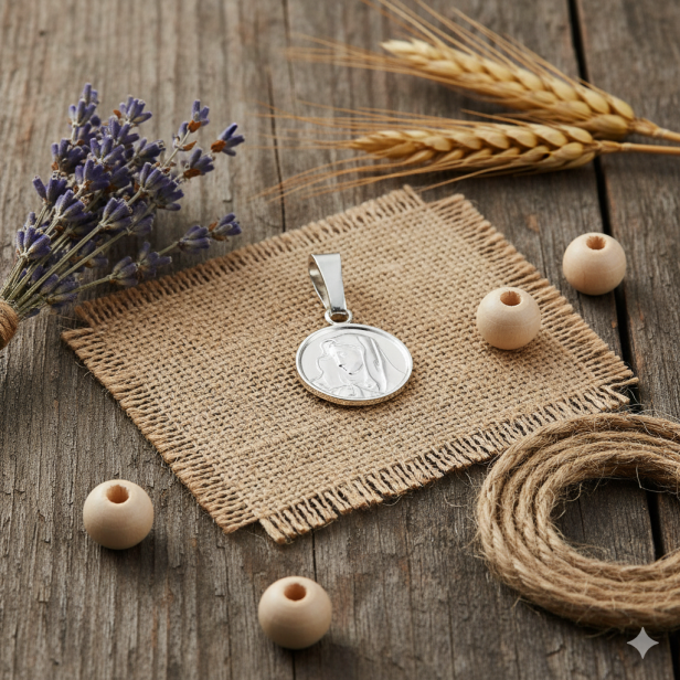 Medalik srebrny pr. 925 – Matka Boska Bolesna 1,1 g