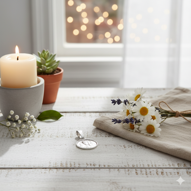 Medalik srebrny pr. 925 – Matka Boska Bolesna 1,1 g