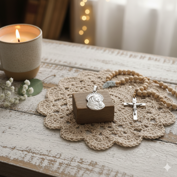 Medalik srebrny pr. 925 – Matka Boska Bolesna 1,1 g