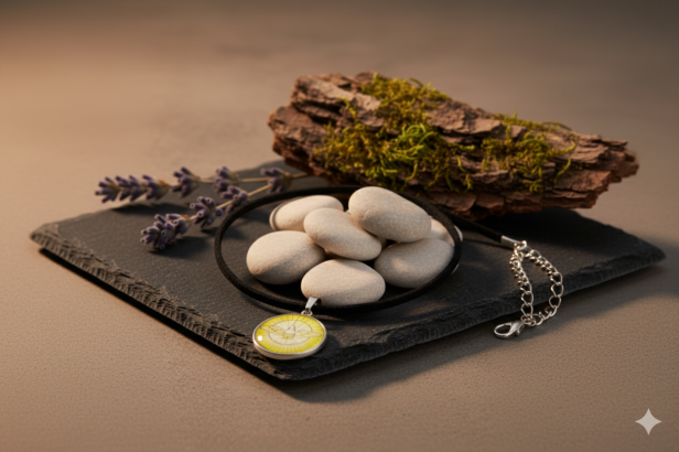 Medalik srebrny, AG925 - wizerunek Ducha Świętego i Akt Strzelisty na rzemyku