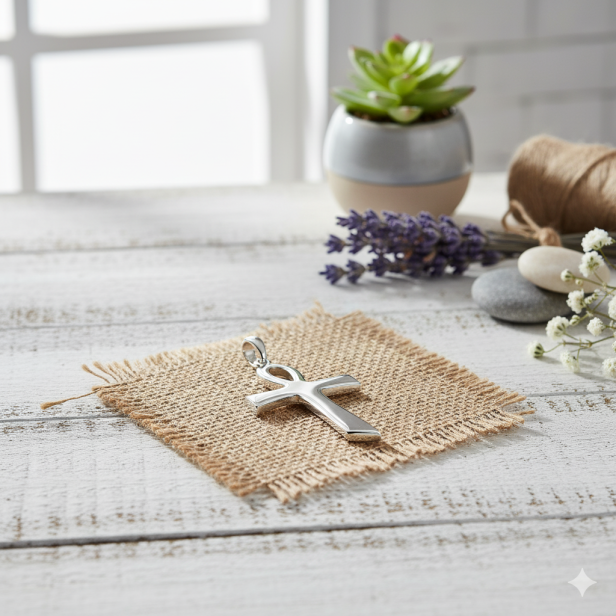 Krzyż Ankh, pr. 925 – srebrna zawieszka Klucz Życia 3,5 g