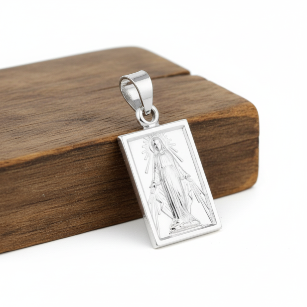 Medalik srebrny, AG925 - M.B Niepokalana CUDOWNY MEDALIK 1,2 g