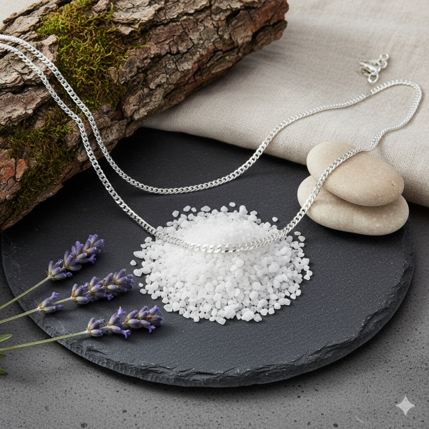 Łańcuszek srebrny PANCERKA – klasyczny splot, próba 925