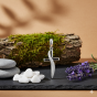 Srebrny krzyżyk CROSS z łańcuszkiem Pancerka pr. 925 – Personalizowana pamiątka wiary i siły ducha
