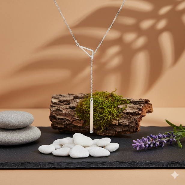Srebrny naszyjnik pr. 925 z wisiorkiem Szczęścia – Personalizowana pamiątka radości i powodzenia