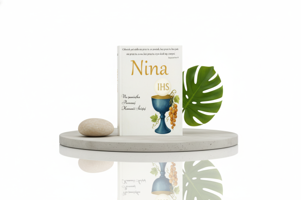 Projekt TYSIĄCLECIA - Biblia Tysiąclecia. Format oazowy - oprawa twarda z nadrukiem IHS Komunia