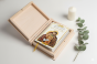 Pudełko drewniane  - Biblia Jerozolimska z nadrukiem UV – Edycja limitowana w twardej oprawie (Pismo Święte Starego i Nowego Testamentu)