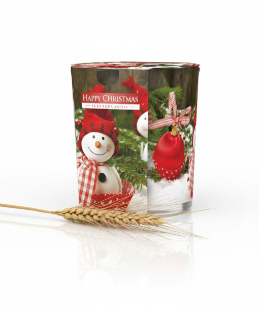 Świeca zapachowa WESOŁE ŚWIĘTA – aromatyczny nastrój radości i blasku Bożego Narodzenia