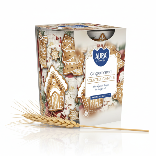Świeca zapachowa Gingerbread – piernikowa świeca świąteczna w szkle
