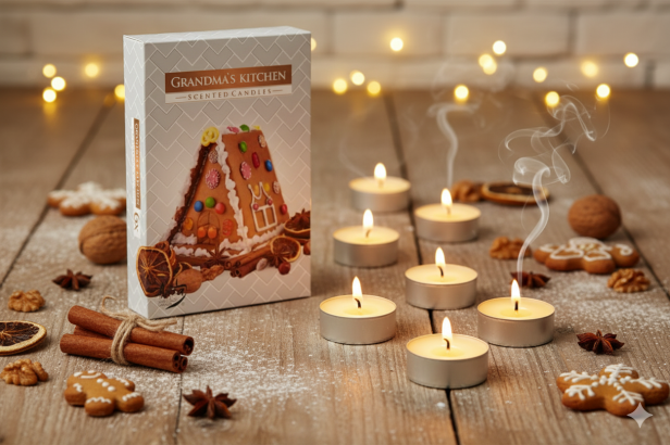 Podgrzewacze zapachowe KUCHNIA BABCI – ciepło, przyprawy i aromat świątecznych wypieków