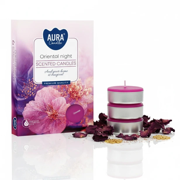 Podgrzewacze zapachowe Orientalna Noc – świeczki tealight o orientalnym aromacie