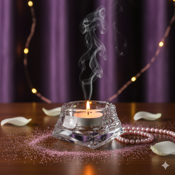Świecznik kryształowy TEALIGHT CRYSTAL 6 cm – elegancki świecznik na podgrzewacze z Huty Julia
