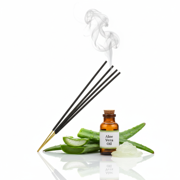 Kadzidło indyjskie patyczki ALOES – świeży zapach oczyszczenia i duchowej odnowy