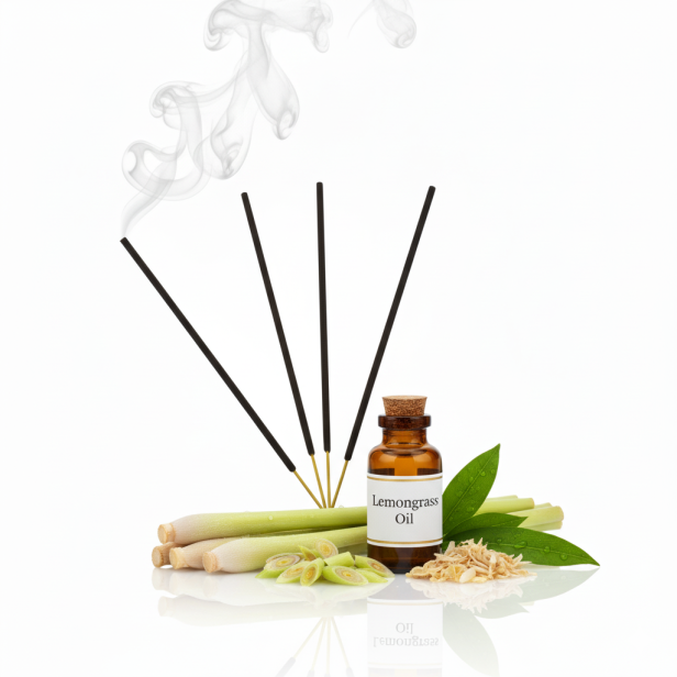 Kadzidło indyjskie patyczki TRAWA CYTRYNOWA – świeży aromat oczyszczenia i energii