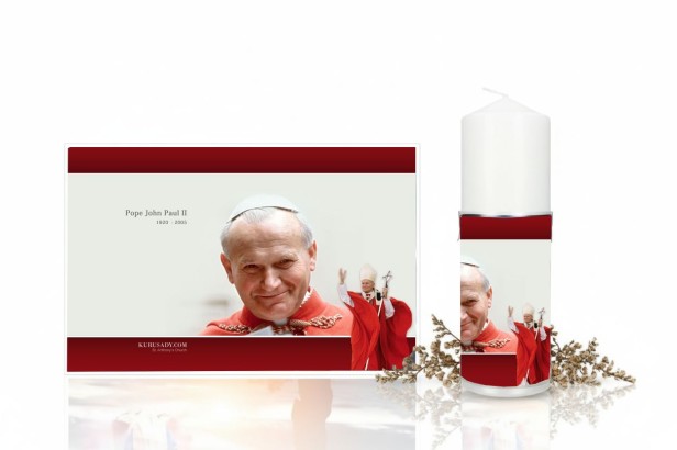 Świeca Św. Jan Paweł II – Totus Tuus – Światło nadziei i modlitwy za Ojczyznę